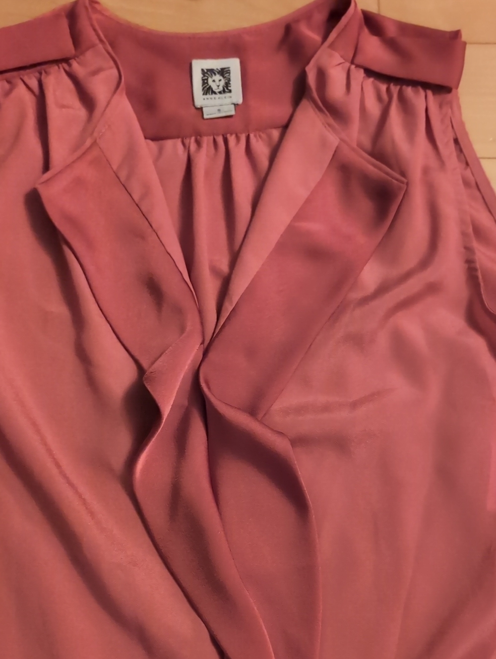 Anne Klein Sleeveless Ruffle Tank - Picture 3 of 8